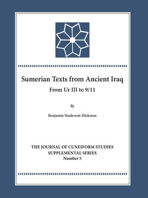 cover image of Sumerian Texts from Ancient Iraq